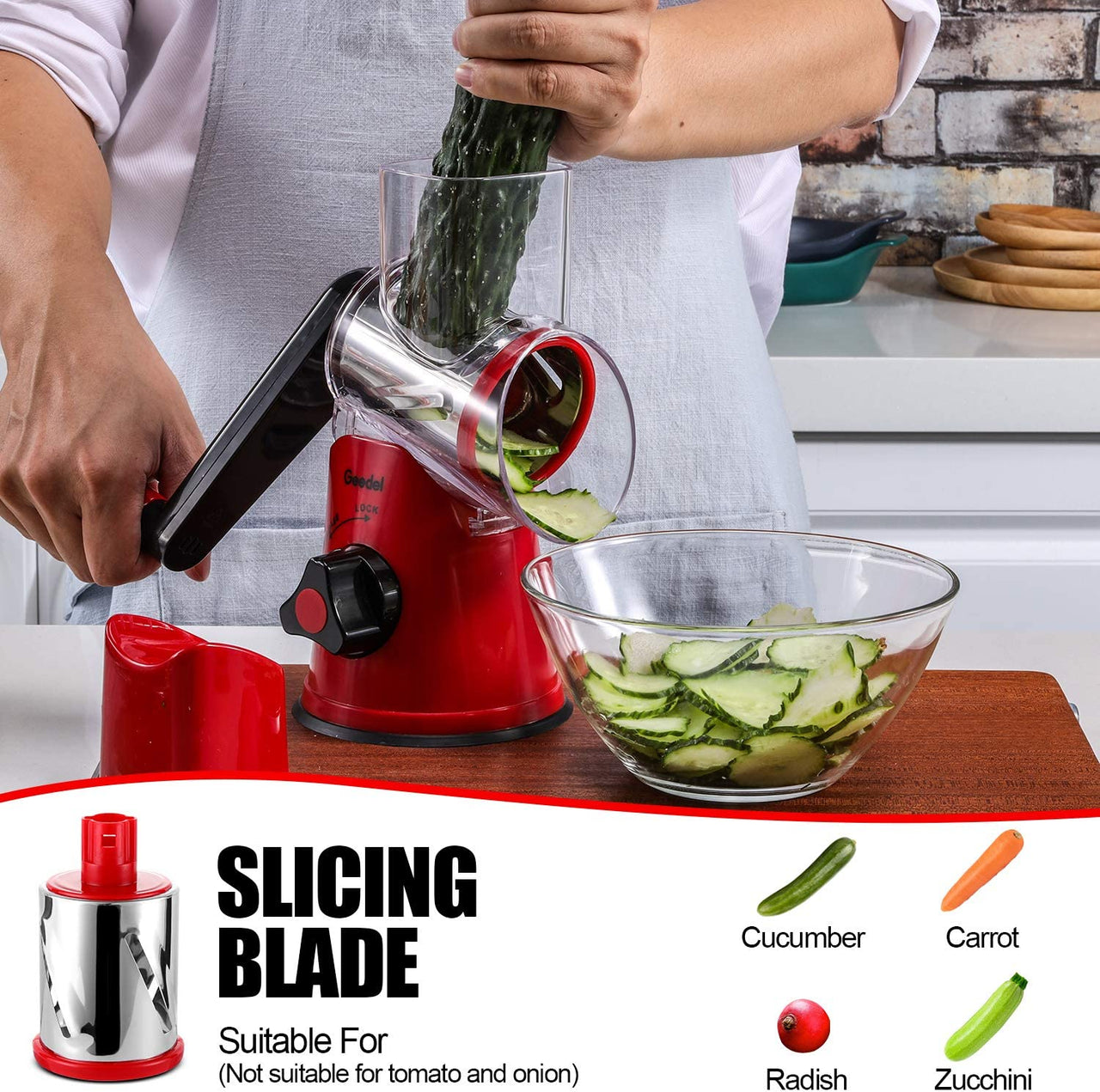 Magic Rotary Vegetable Slicer - LightsBetter