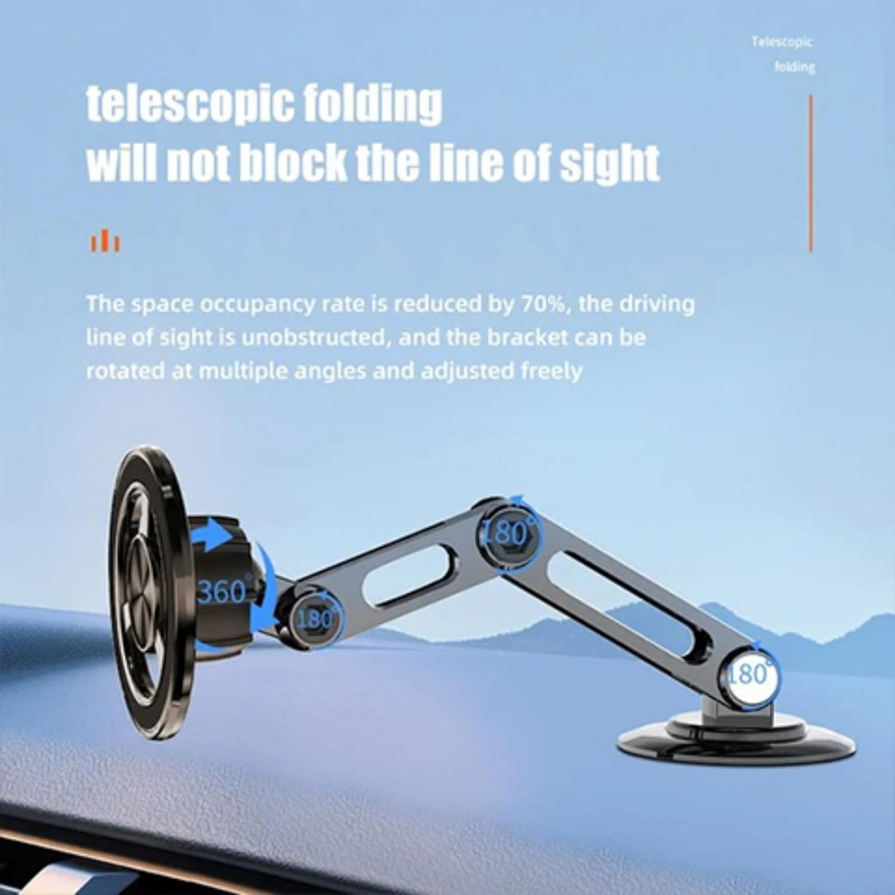 Magnetic Suction Phone Holder - LightsBetter