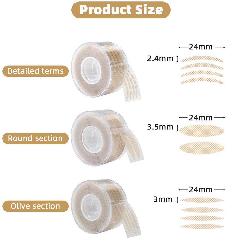 Natural Invisible Eyelid/600 Pcs - LightsBetter