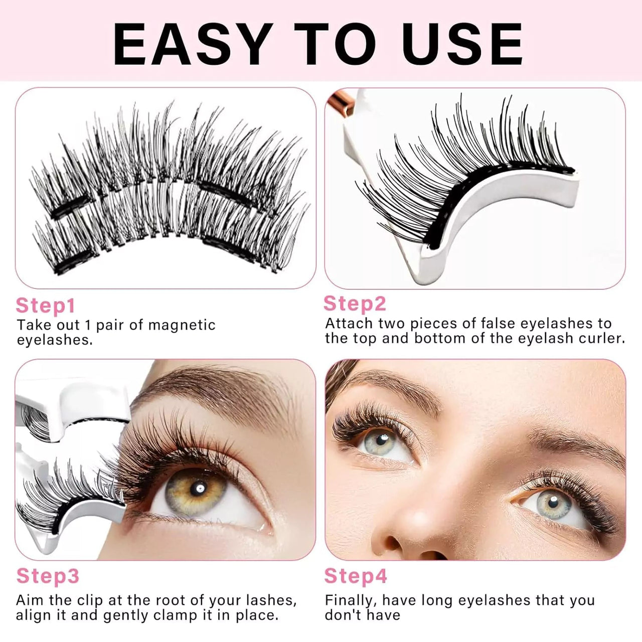 Natural Magnetic Eyelashes - LightsBetter