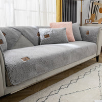 Thumbnail for Non-Slip Wool Velvet Sofa Cover - LightsBetter