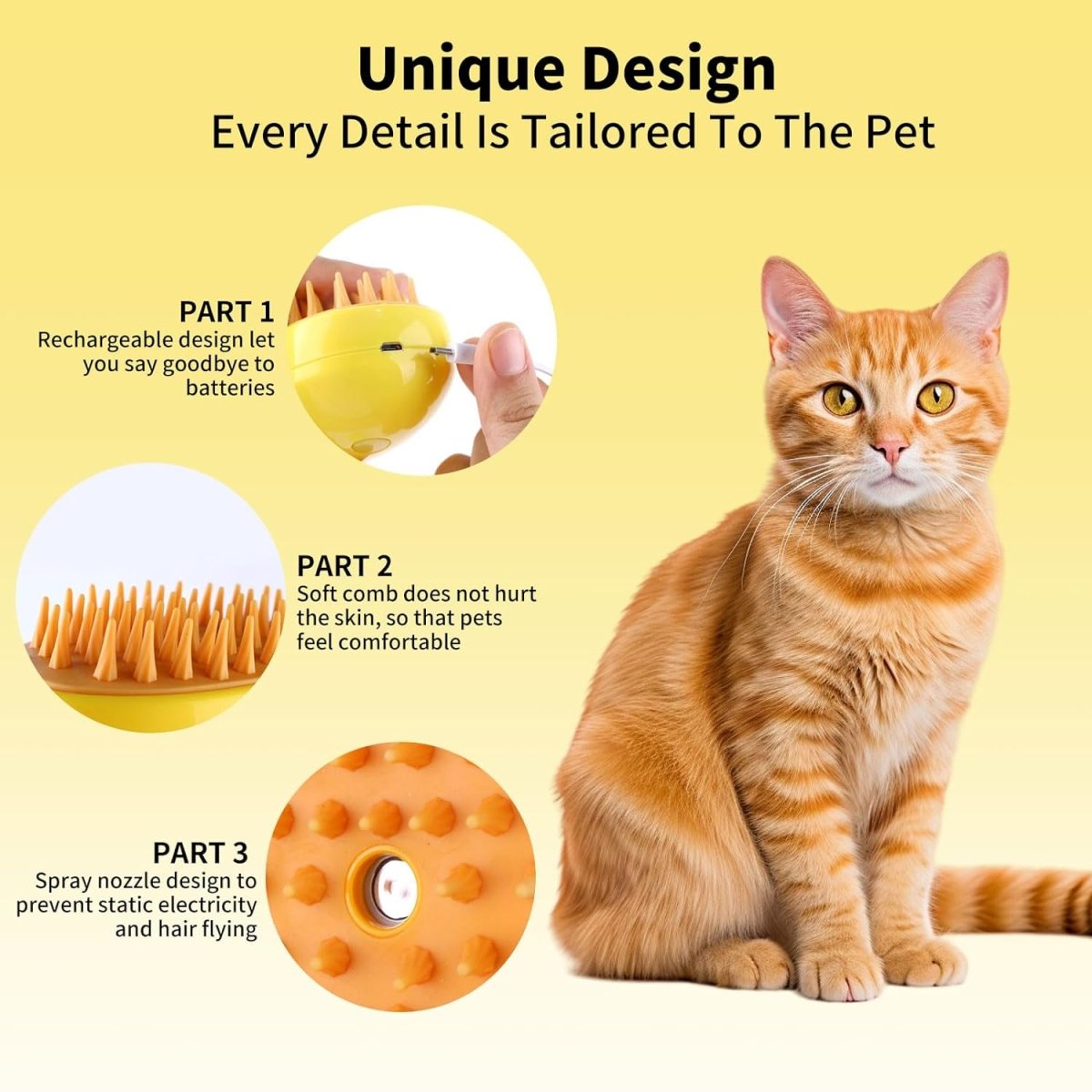 Pet Steam Brush - LightsBetter