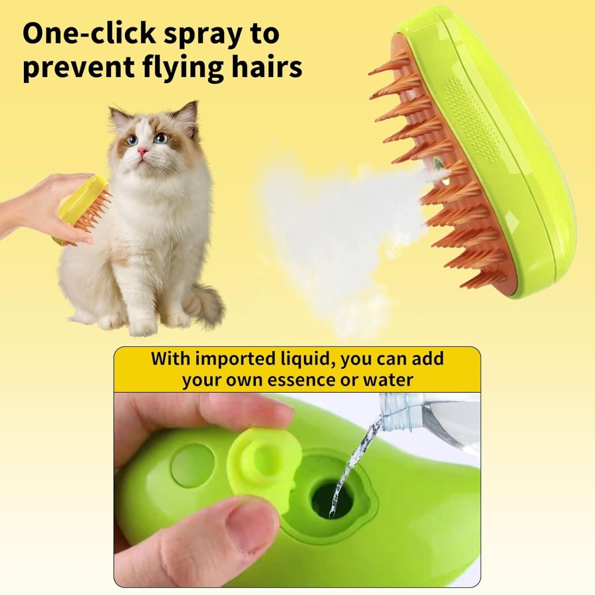 Pet Steam Brush - LightsBetter