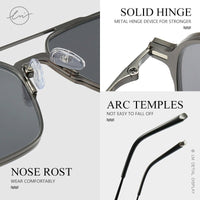 Thumbnail for Polarized Magnet Clips Sunglasses - LightsBetter