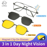 Thumbnail for Polarized Magnet Clips Sunglasses - LightsBetter