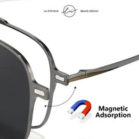 Thumbnail for Polarized Magnet Clips Sunglasses - LightsBetter