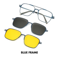 Thumbnail for Polarized Magnet Clips Sunglasses - LightsBetter