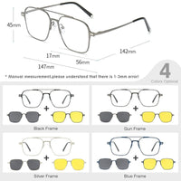 Thumbnail for Polarized Magnet Clips Sunglasses - LightsBetter