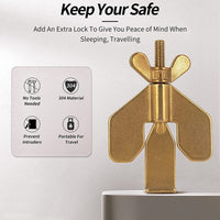 Thumbnail for Portable Door Lock - LightsBetter