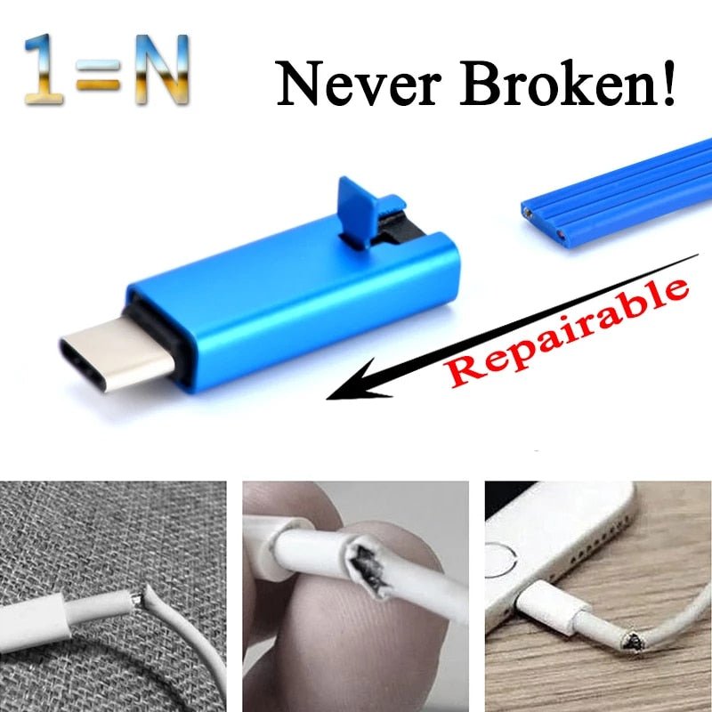 Repairable USB Cable - LightsBetter