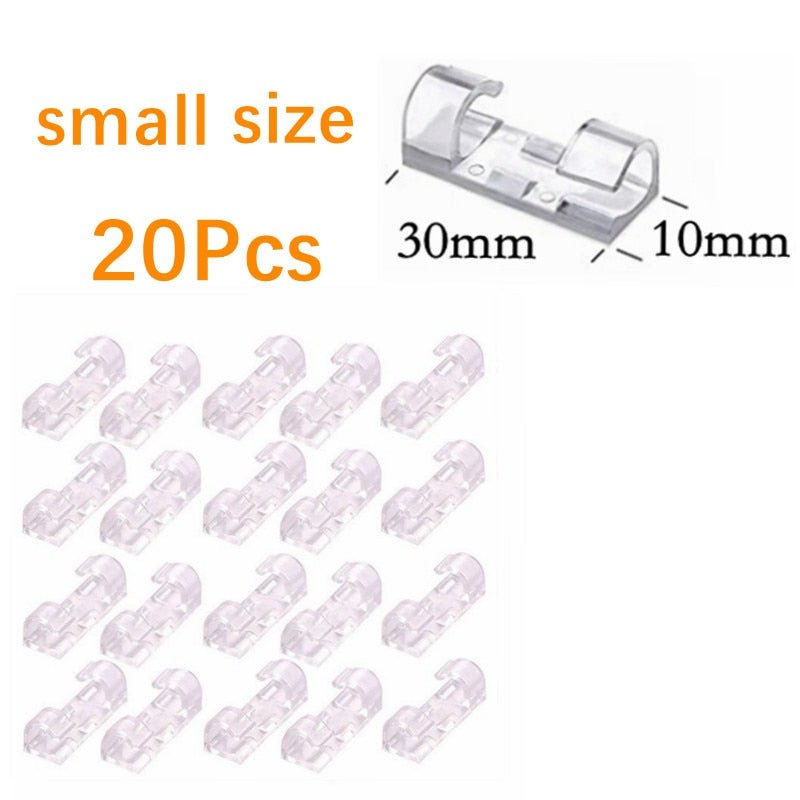 Self-Adhesive Cable Clips - LightsBetter