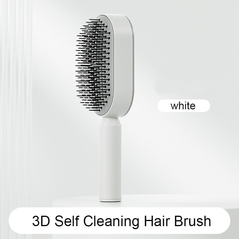 Self Cleaning Hair Brush - LightsBetter