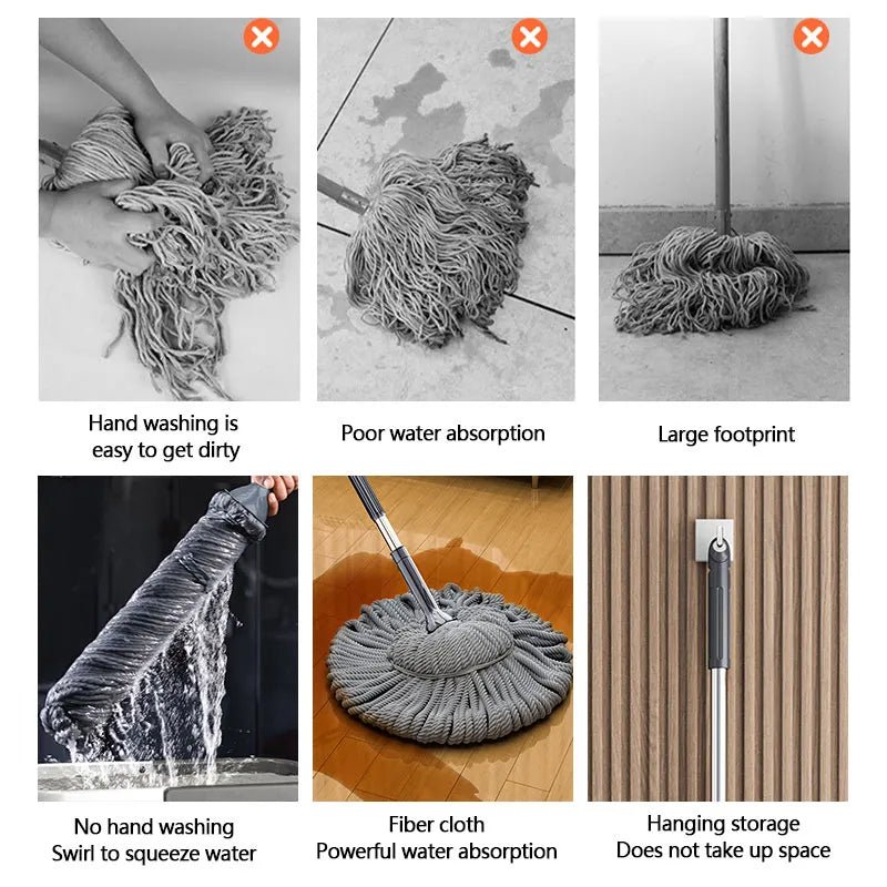 Self Twisting Mop/New Arrival - LightsBetter