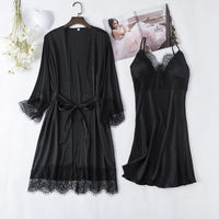 Thumbnail for Silk Satin Lingerie 5PCS - LightsBetter
