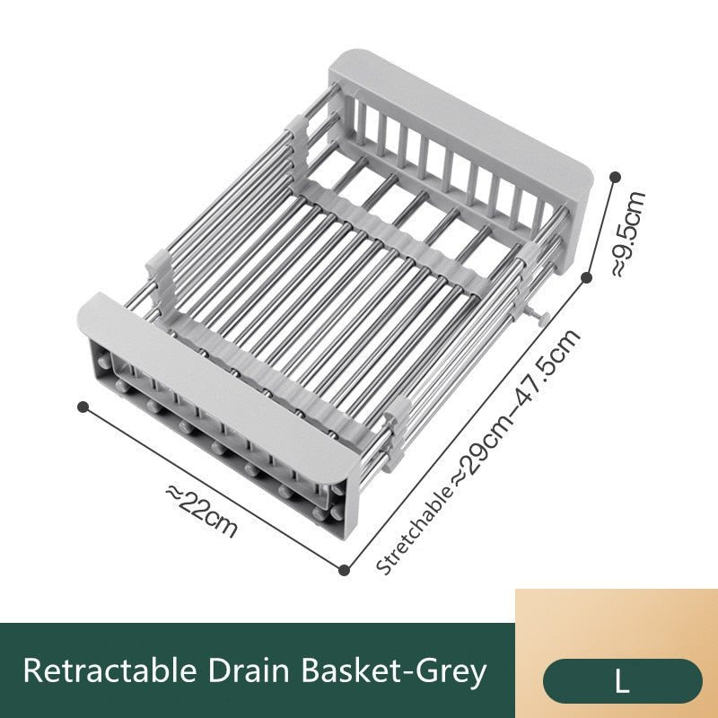 Stainless Steel Sink Basket - LightsBetter