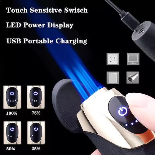 Triple Flame Lighter - LightsBetter