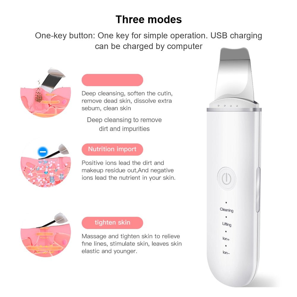 Ultrasonic Skin Scrubber - LightsBetter