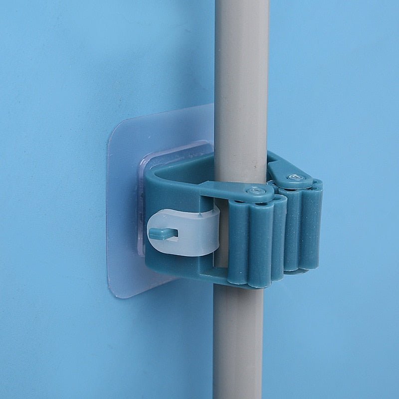 Wall Mounted Mop Broom Holder - LightsBetter