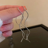 Thumbnail for Wave Threader Earrings - LightsBetter