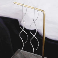 Thumbnail for Wave Threader Earrings - LightsBetter