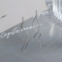 Thumbnail for Wave Threader Earrings - LightsBetter