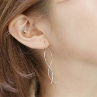 Thumbnail for Wave Threader Earrings - LightsBetter