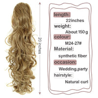 Thumbnail for Wavy Ponytail Hair Extension Clip - LightsBetter