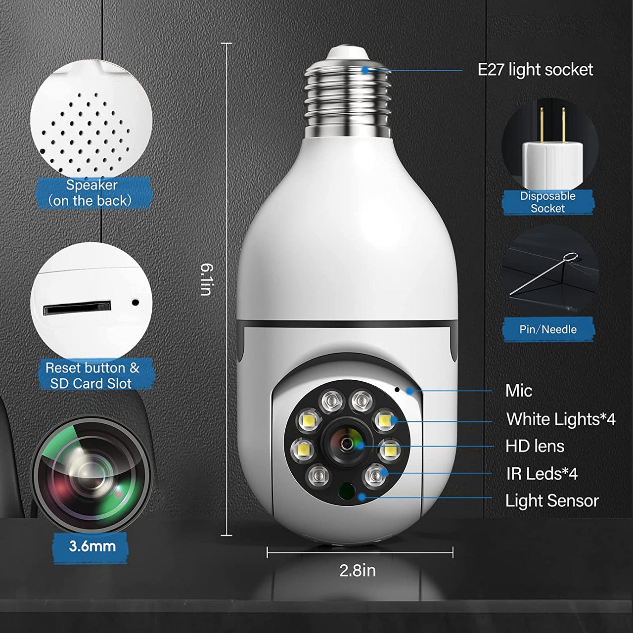 Wifi Bulb Camera - LightsBetter