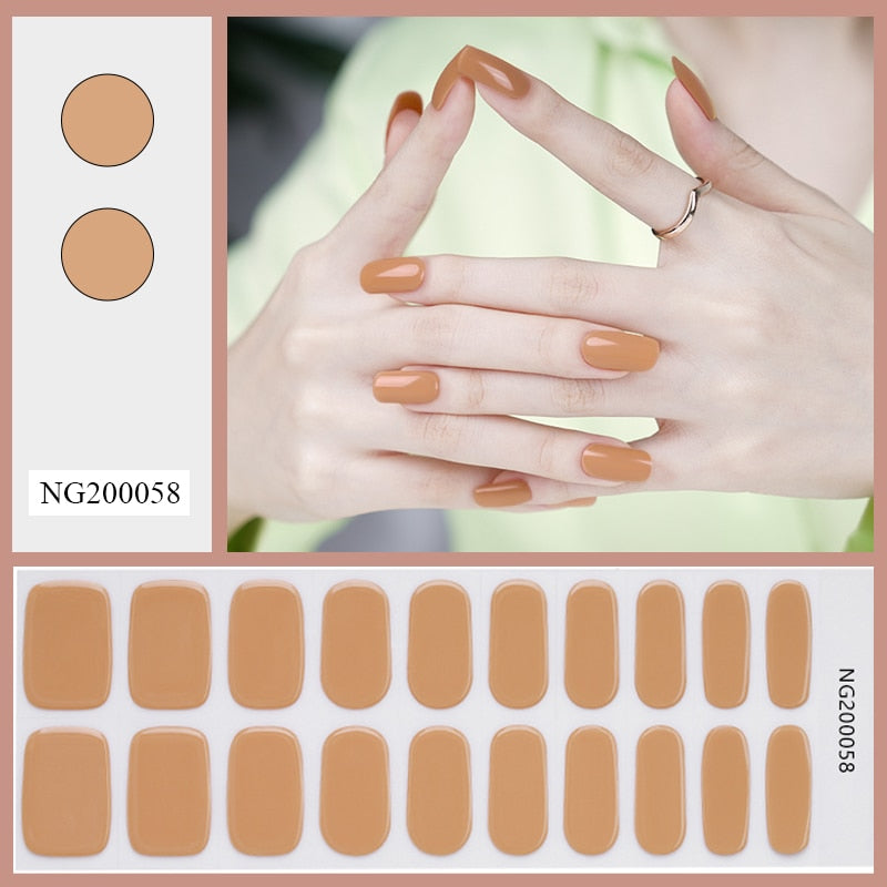 Semi-Cured Gel Nail Patch