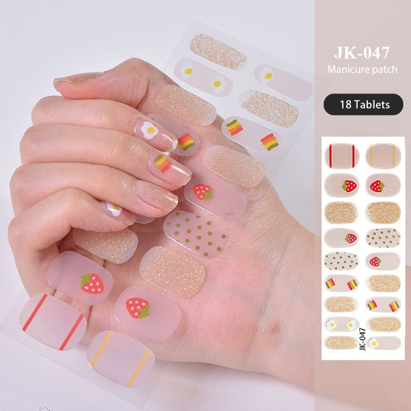 Semi-Cured Gel Nail Patch