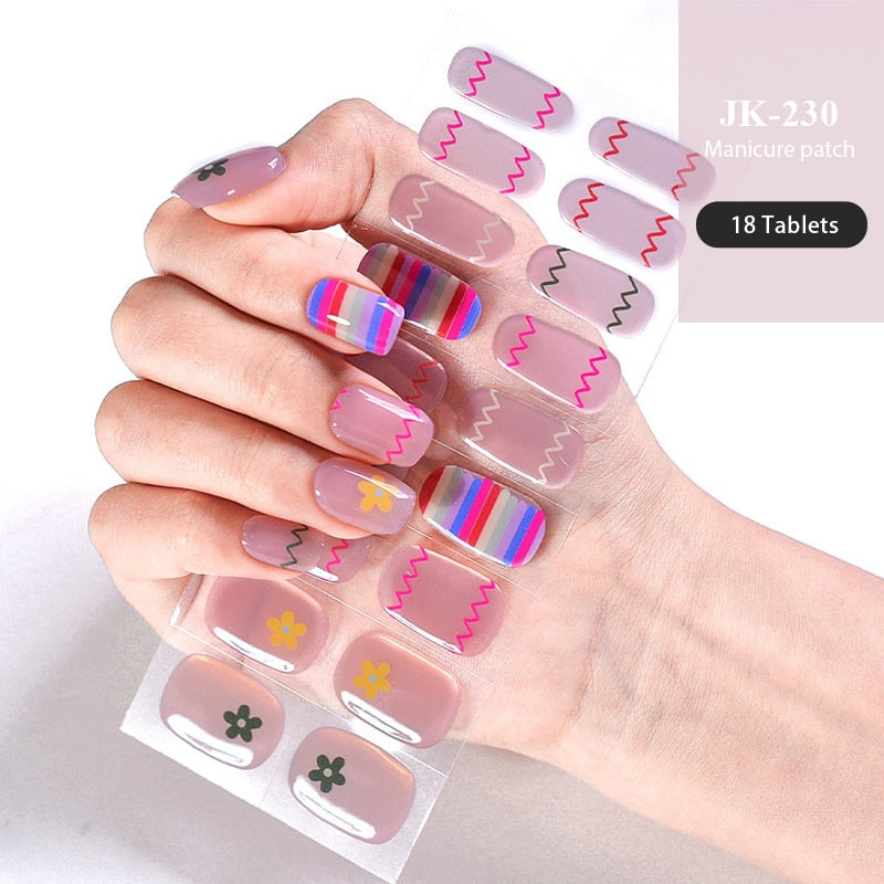 Semi-Cured Gel Nail Patch