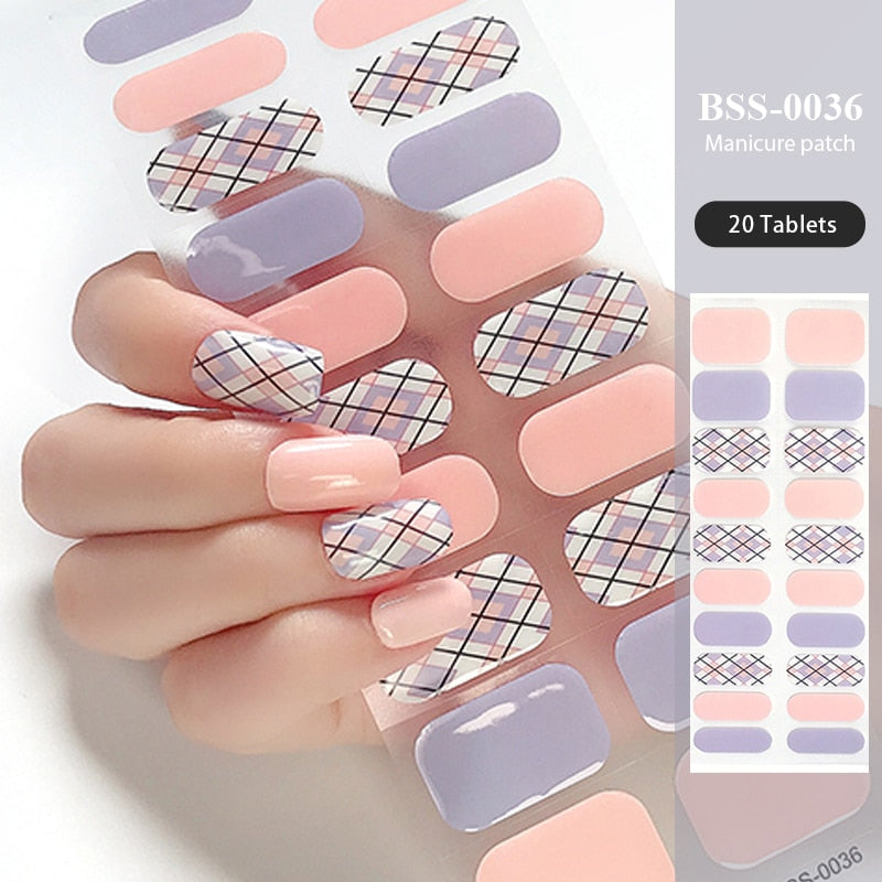 Semi-Cured Gel Nail Patch