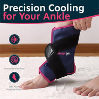 Thumbnail for Gel Ankle Ice Pack - Reusable Hot & Cold - LightsBetter