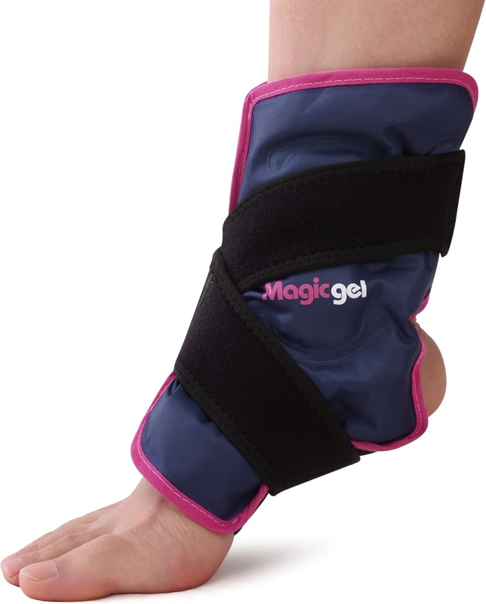 Gel Ankle Ice Pack - Reusable Hot & Cold - LightsBetter