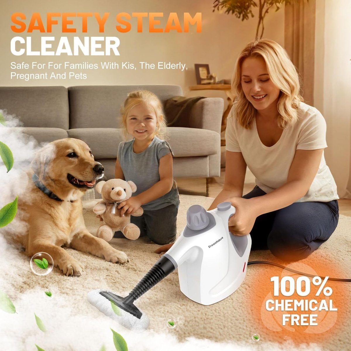 Powerful Steam Cleaner - LightsBetter