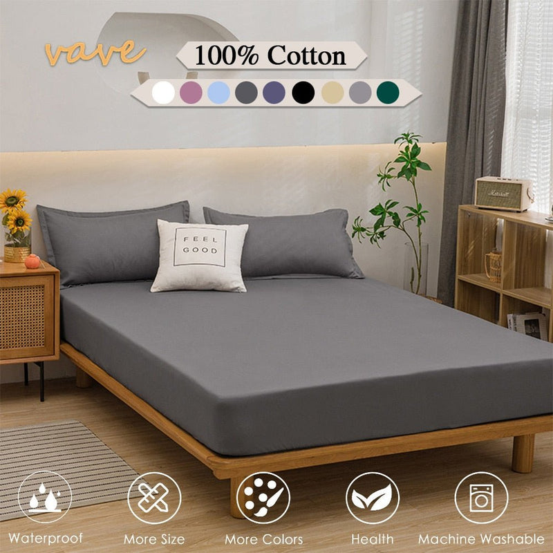 100% Cotton Mattress Protector - LightsBetter