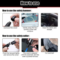 Thumbnail for 2in1 Car Safety Hammer - LightsBetter