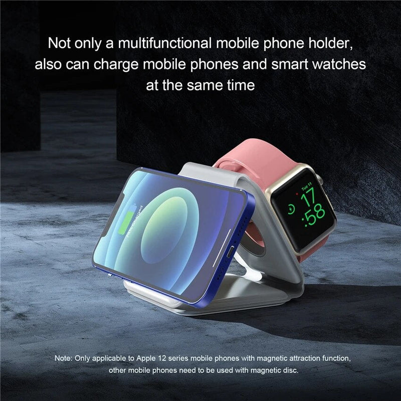 3 In 1 Magnetic Wireless Charger Pad - LightsBetter