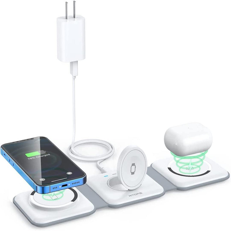 3 In 1 Magnetic Wireless Charger Pad - LightsBetter