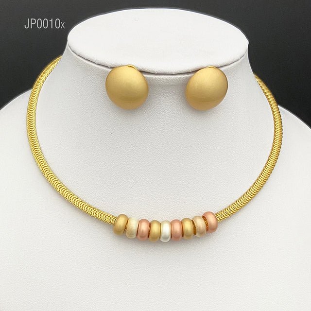 African Beads Jewelry Set - LightsBetter