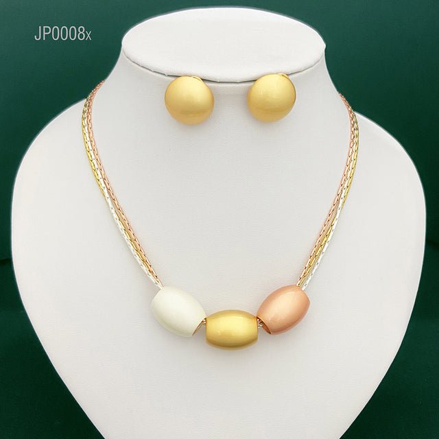 African Beads Jewelry Set - LightsBetter