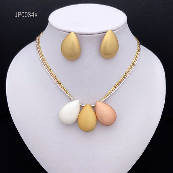 African Beads Jewelry Set - LightsBetter
