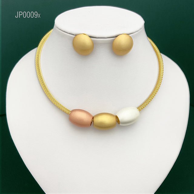 African Beads Jewelry Set - LightsBetter