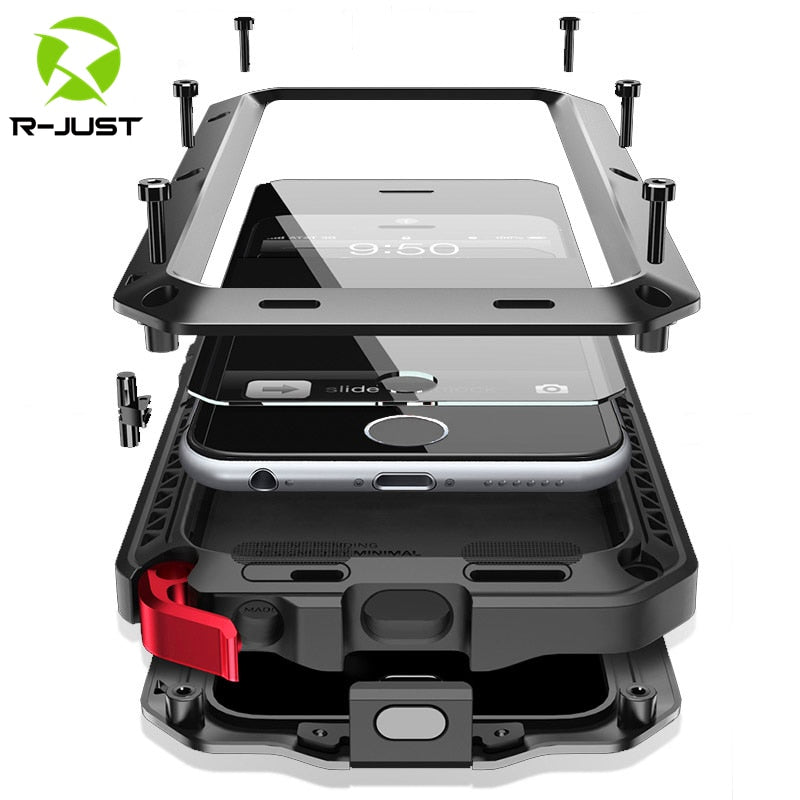 Armor Metal Phone Case/iPhone - LightsBetter