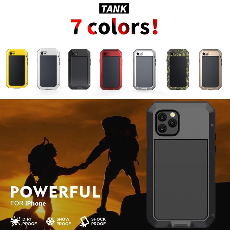 Armor Metal Phone Case/iPhone - LightsBetter