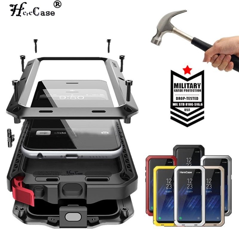 Armor Metal Phone Case/Samsung - LightsBetter