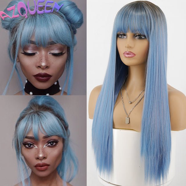 AZQUEEN Synthetic Wigs - LightsBetter