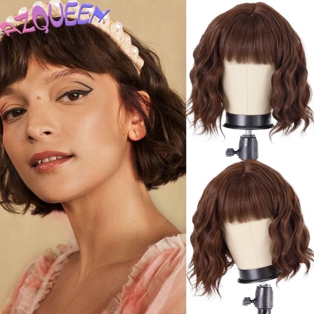 AZQUEEN Synthetic Wigs - LightsBetter
