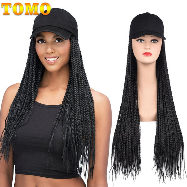 Baseball Cap Braided Wig - LightsBetter