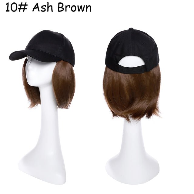 Baseball Cap Short Hair Wig - LightsBetter